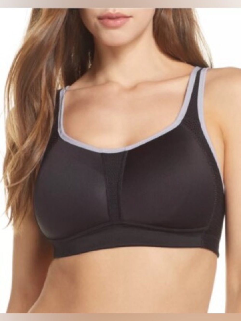 WACOAL Size 38C Kerri Black Wireless Sports Bra - 852302